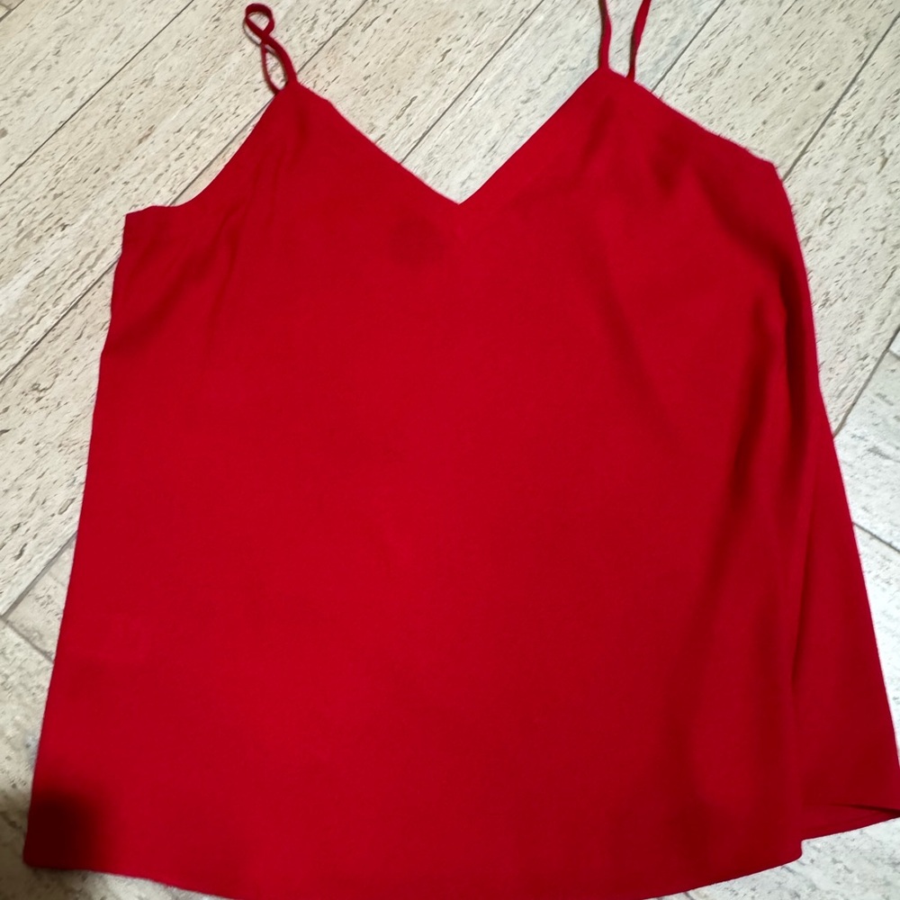 Ann Taylor Vibrant Red Camisole Top